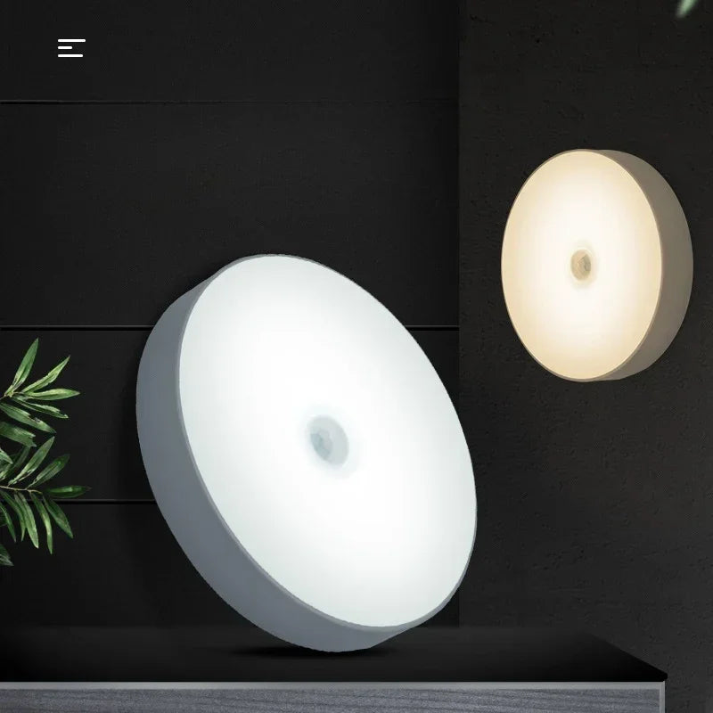 Lámparas LED redondas montadas en pared, iluminación moderna para hogar u oficina