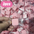 Tabletas limpiadoras rosas para el hogar, 3 piezas, en embalaje individual