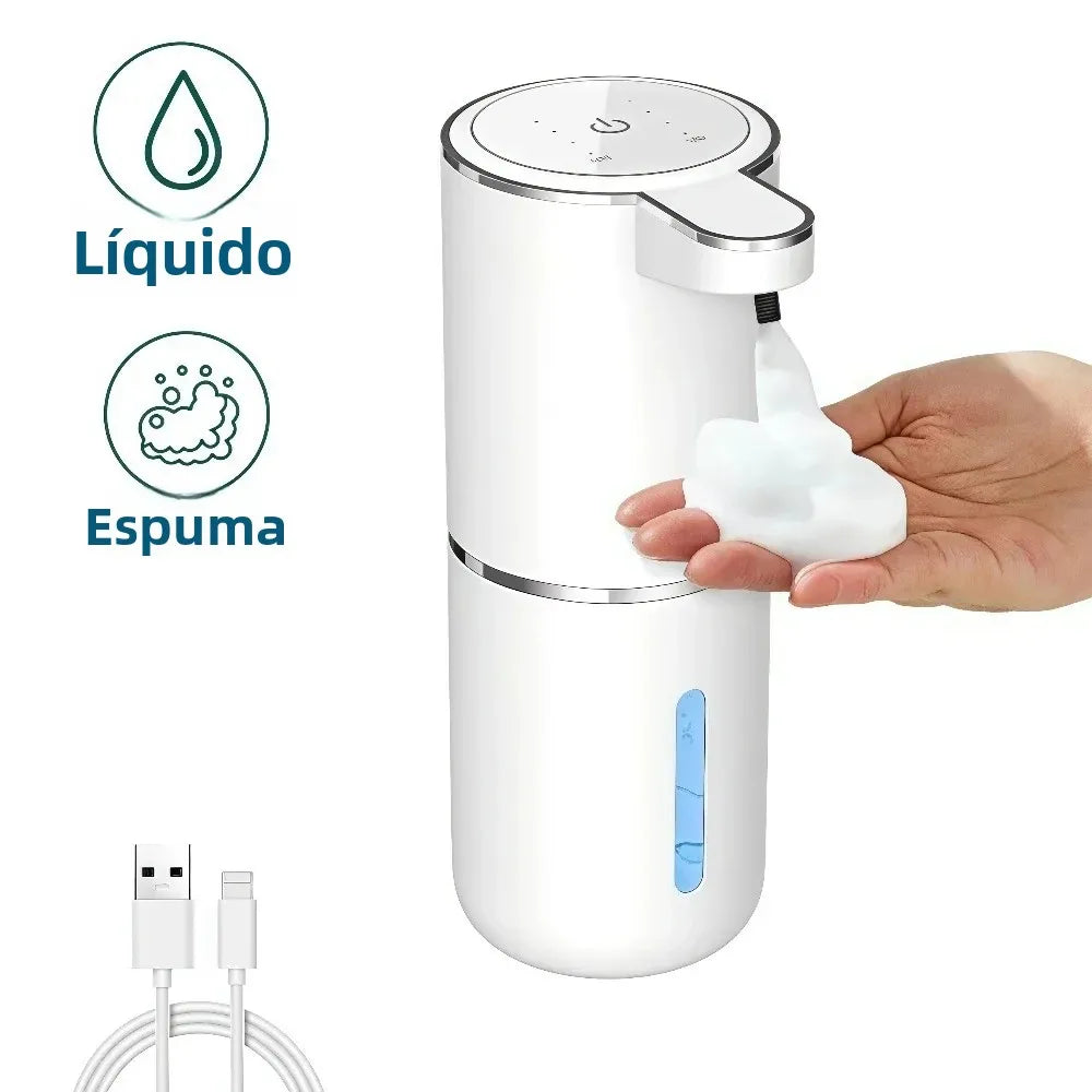 Dispensador automático de jabón líquido y espuma USB, moderno, para limpieza de manos